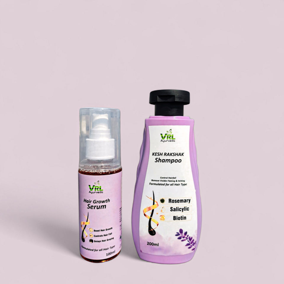 VRL Ayur-Veda Kesh Rakshak Shampoo – Rosemary, Salicylic Acid & Biotin | 200ml