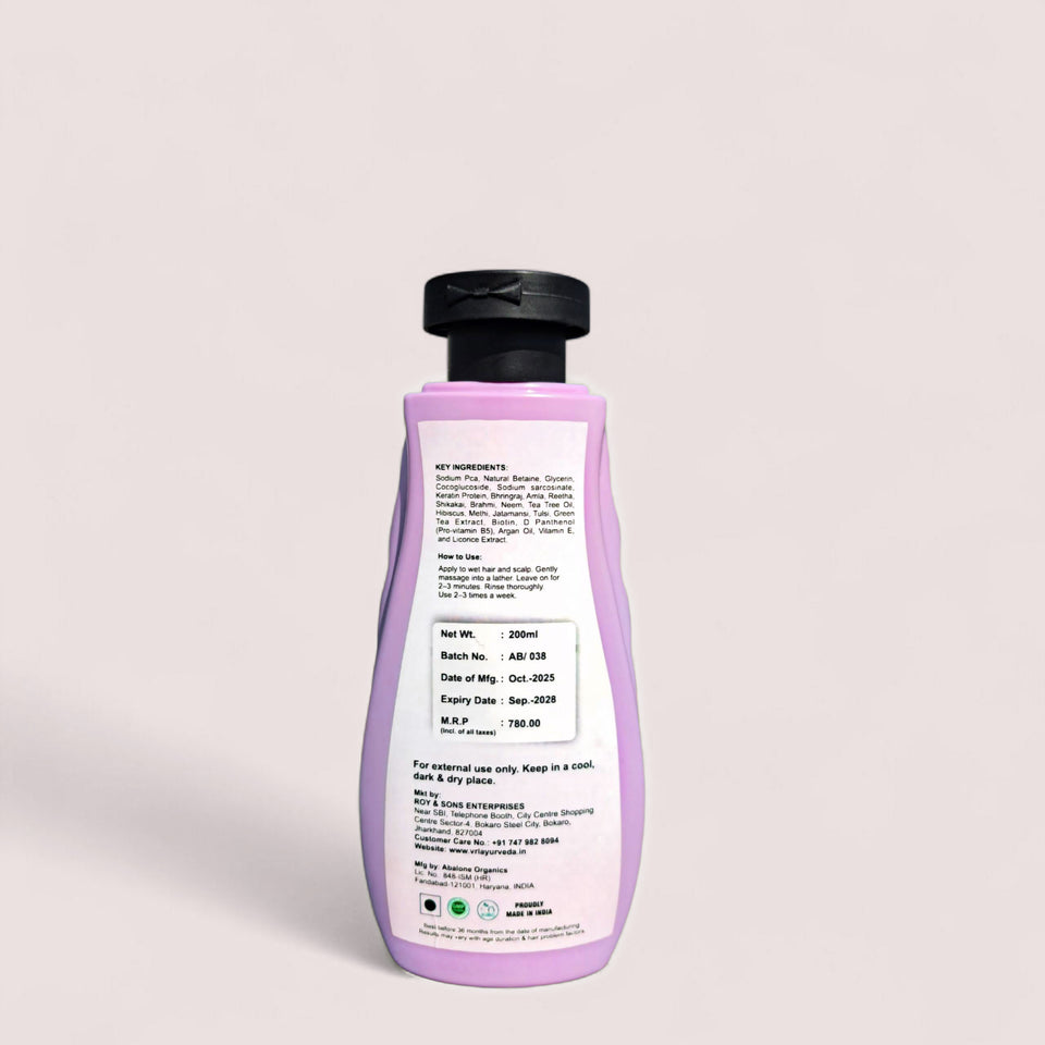 VRL Ayur-Veda Kesh Rakshak Shampoo – Rosemary, Salicylic Acid & Biotin | 200ml
