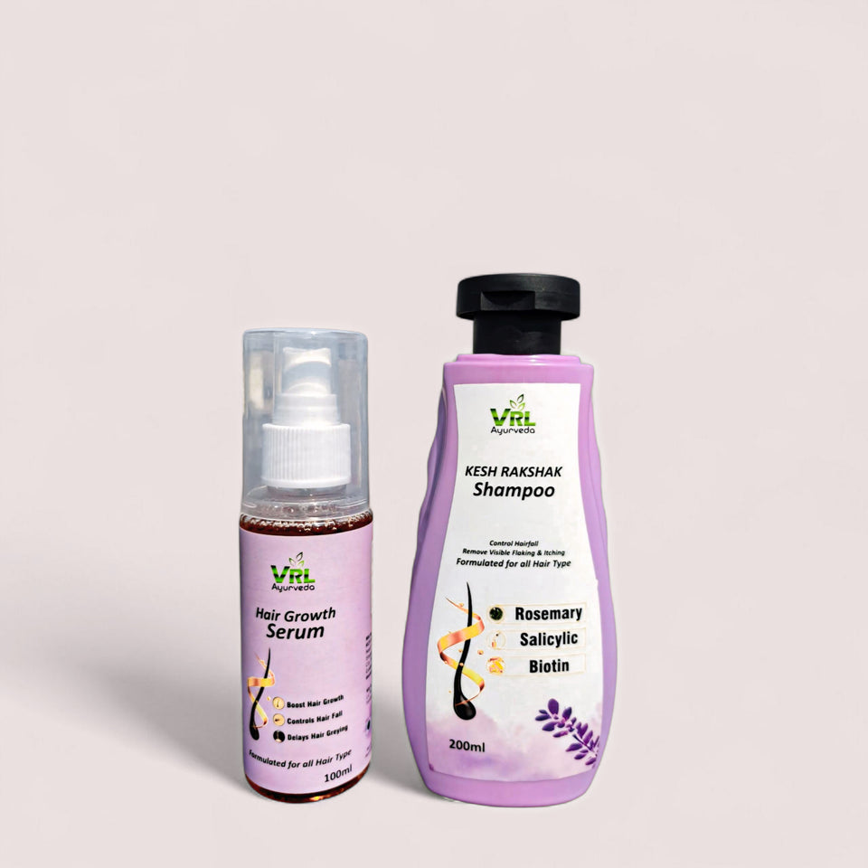 VRL Ayur-Veda Kesh Rakshak Shampoo – Rosemary, Salicylic Acid & Biotin | 200ml